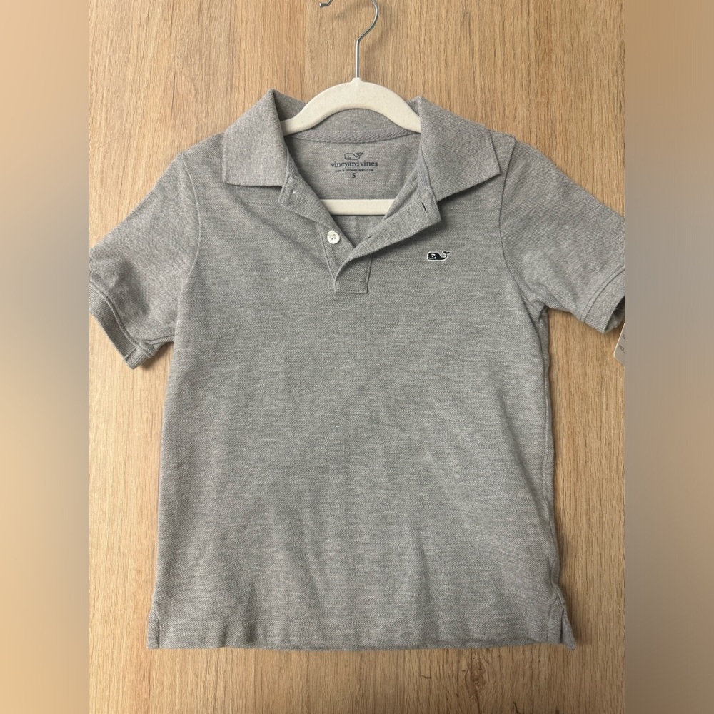 Vineyard vines Gray Polo Size 5